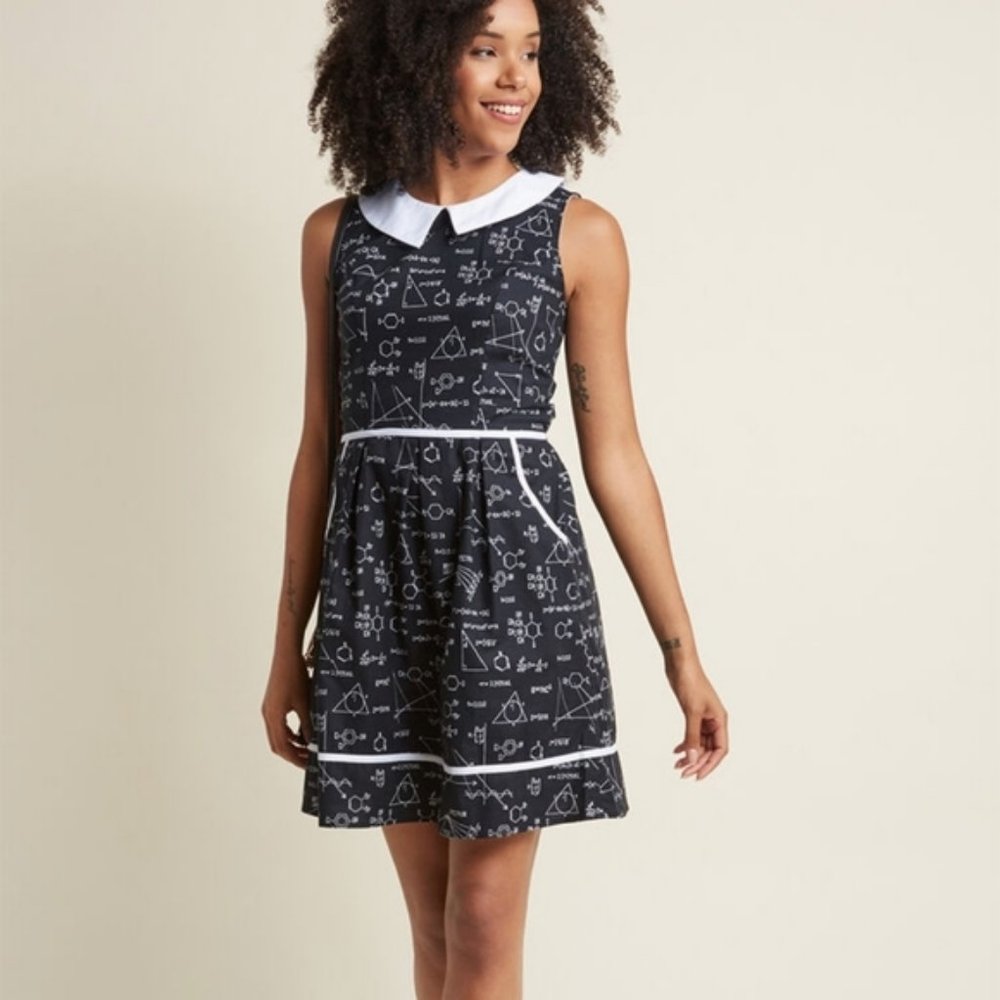 Retrolicious Modcloth Chemistry A-line Retro Dress, 3x